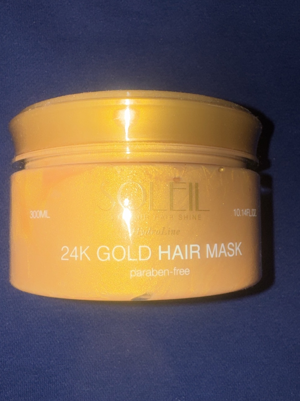 Soleil 24K Gold Hair Mask - Nourishing Gold Treatment (Yellow)